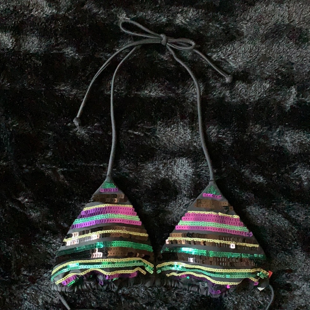 Victoria’s Secret Sequins Bikini Top
